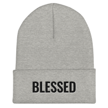 Load image into Gallery viewer, "Blessed" Cuffed Beanie Hat