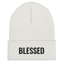 Load image into Gallery viewer, "Blessed" Cuffed Beanie Hat