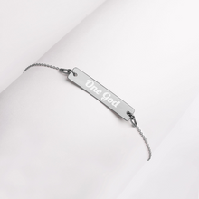 Load image into Gallery viewer, "One God" Engraved Bar Chain Bracelet