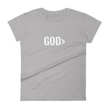 Load image into Gallery viewer, Women's "GOD> " Tee