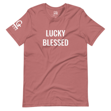 Load image into Gallery viewer, Men's/Unisex "Not Lucky, Blessed" Tee