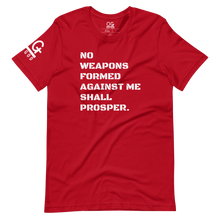 Load image into Gallery viewer, Men's/Unisex "No Weapons Formed" T Shirt
