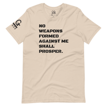 Load image into Gallery viewer, Men's/Unisex "No Weapons Formed" T Shirt
