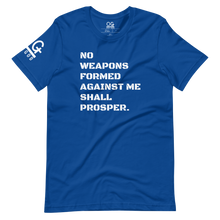 Load image into Gallery viewer, Men's/Unisex "No Weapons Formed" T Shirt