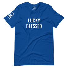 Load image into Gallery viewer, Men's/Unisex "Not Lucky, Blessed" Tee