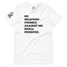 Load image into Gallery viewer, Men's/Unisex "No Weapons Formed" T Shirt