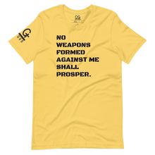 Load image into Gallery viewer, Men's/Unisex "No Weapons Formed" T Shirt