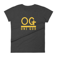 Load image into Gallery viewer, Women’s Gold Series "OG One God" T Shirt
