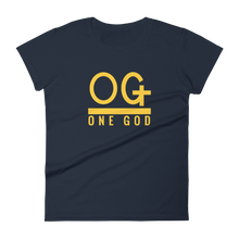 Load image into Gallery viewer, Women’s Gold Series "OG One God" T Shirt