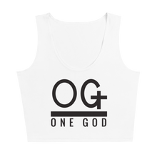 Load image into Gallery viewer, Women&#39;s &quot;OG One God&quot; Exercise Crop Top Tank
