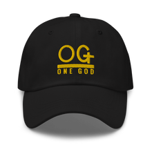 Load image into Gallery viewer, Gold Series &quot;OG One God&quot; Dad hat
