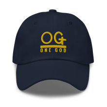 Load image into Gallery viewer, Gold Series &quot;OG One God&quot; Dad hat
