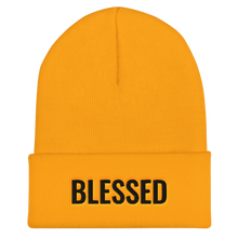 Load image into Gallery viewer, &quot;Blessed&quot; Cuffed Beanie Hat
