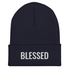 Load image into Gallery viewer, &quot;Blessed&quot; Cuffed Beanie Hat
