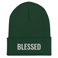 Load image into Gallery viewer, &quot;Blessed&quot; Cuffed Beanie Hat
