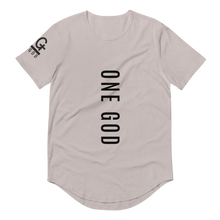 Load image into Gallery viewer, Men&#39;s/Unisex Curved Hem &quot;OG One God&quot; Tee
