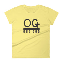 Load image into Gallery viewer, Women&#39;s &quot;OG One God&quot; T Shirt
