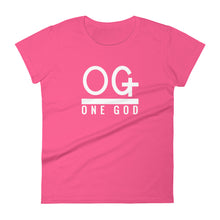 Load image into Gallery viewer, Women&#39;s &quot;OG One God&quot; T Shirt
