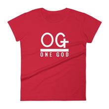 Load image into Gallery viewer, Women&#39;s &quot;OG One God&quot; T Shirt
