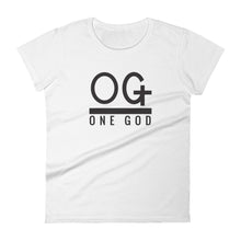 Load image into Gallery viewer, Women&#39;s &quot;OG One God&quot; T Shirt
