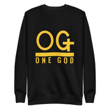 Load image into Gallery viewer, Gold Series OG One God Crewneck Sweatshirt (Unisex)
