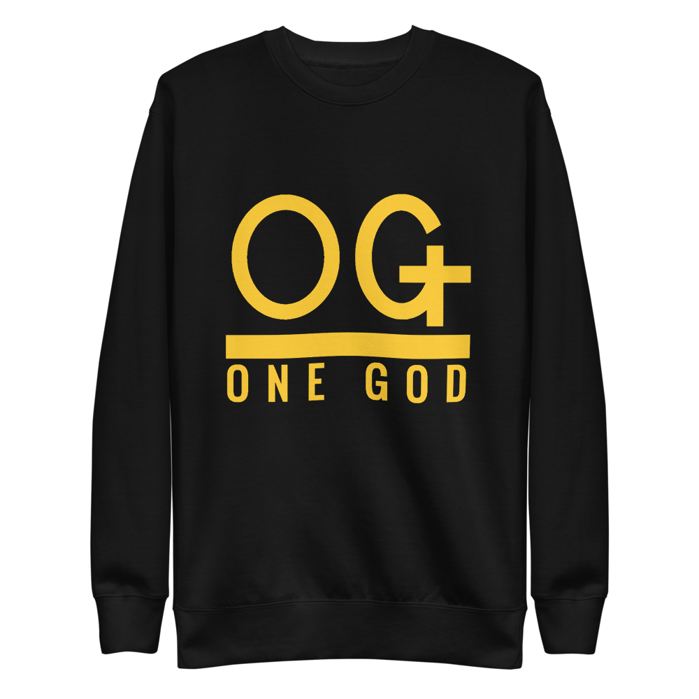 Gold Series OG One God Crewneck Sweatshirt (Unisex)