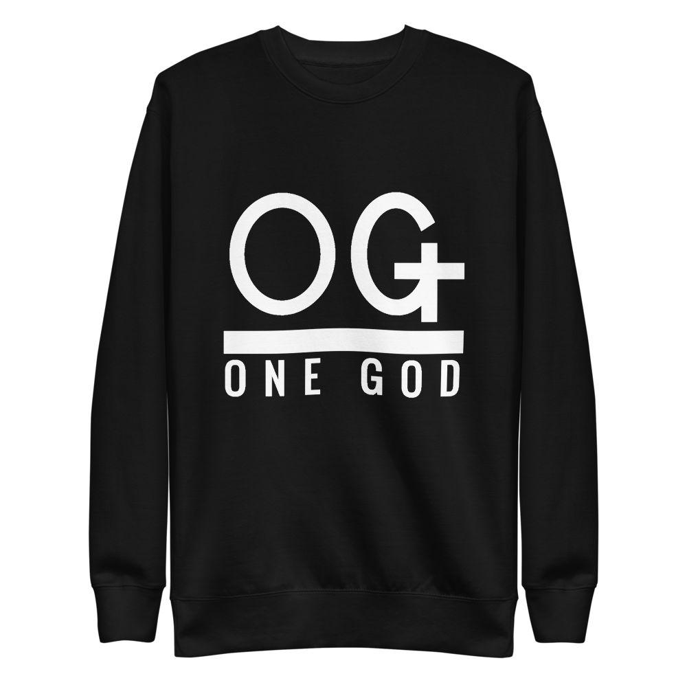 OG One God Crewneck Sweatshirt (Unisex)