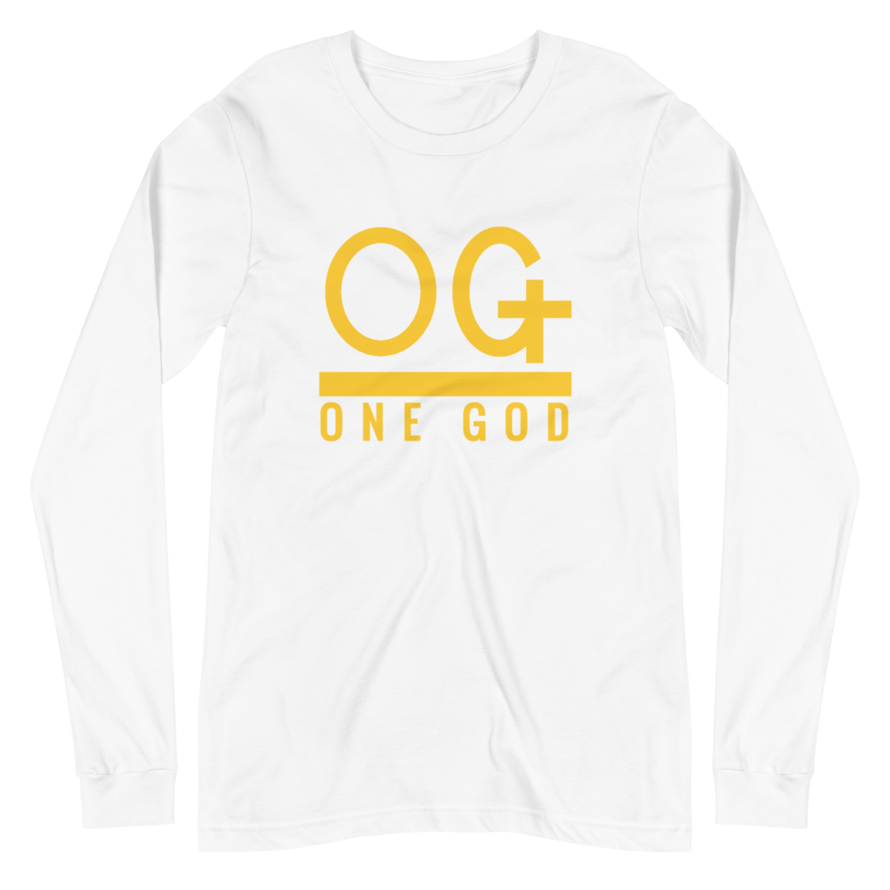 Gold Series “OG One God” Men’s/Unisex Long Sleeve Tee