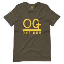 Load image into Gallery viewer, Gold Series &quot;OG One God&quot; Men&#39;s/Unisex T Shirt
