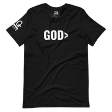 Load image into Gallery viewer, Men&#39;s/Unisex &quot;GOD&gt;&quot; T Shirt
