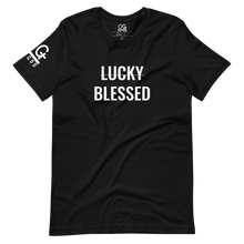 Load image into Gallery viewer, Men&#39;s/Unisex &quot;Not Lucky, Blessed&quot; Tee
