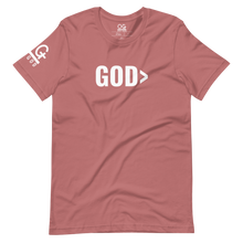 Load image into Gallery viewer, Men&#39;s/Unisex &quot;GOD&gt;&quot; T Shirt
