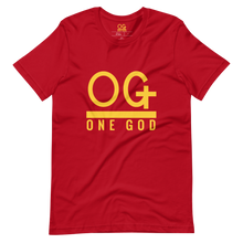 Load image into Gallery viewer, Gold Series &quot;OG One God&quot; Men&#39;s/Unisex T Shirt
