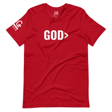 Load image into Gallery viewer, Men&#39;s/Unisex &quot;GOD&gt;&quot; T Shirt
