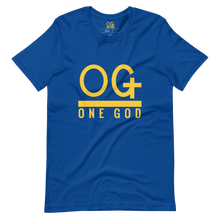 Load image into Gallery viewer, Gold Series &quot;OG One God&quot; Men&#39;s/Unisex T Shirt
