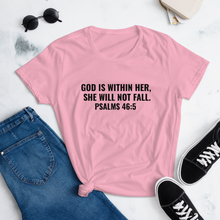 Load image into Gallery viewer, Women&#39;s &quot;God is Within Her&quot; Tee
