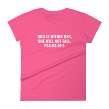 Load image into Gallery viewer, Women&#39;s &quot;God is Within Her&quot; Tee
